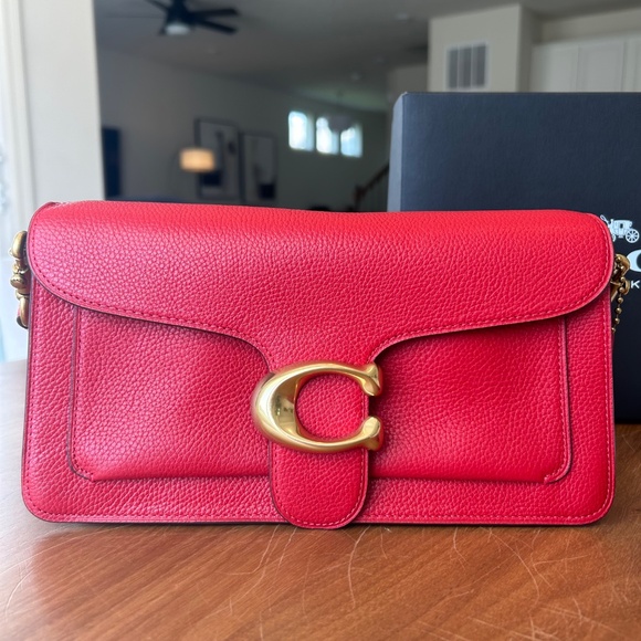 Coach Tabby 26 Bag in Red - Picture 2 of 13